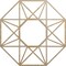 Ekena Millwork Guardian Wood Fretwork Pierced Ceiling Medallion, Hickory, 34"OD x 13 1/4"ID x 3/8"T CMWP34X34X0375GDHI - alternate 1